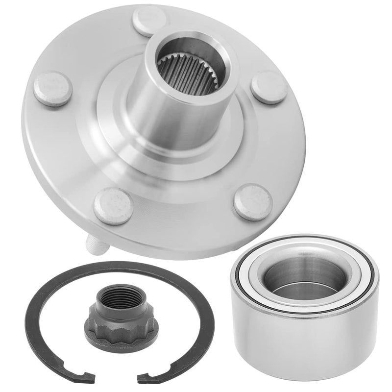 QJZ BR930568K - Front Wheel Hub Bearing Assembly Compatible with [Lexus] ES330, ES350, RX330, RX350, RX400H, [Toyota] Avalon, Camry, Highlander, Solara [Please See Description for Fitment] - Image 1